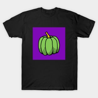 Green pumpkin pop art T-Shirt